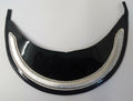 Genuine British Made Senior Officer Silver Mylar Braided Dress Cap Peak