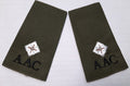 AAC Shoulder Slides British Army Old Pattern Olive Drab Sliders 2nd Lieutenant