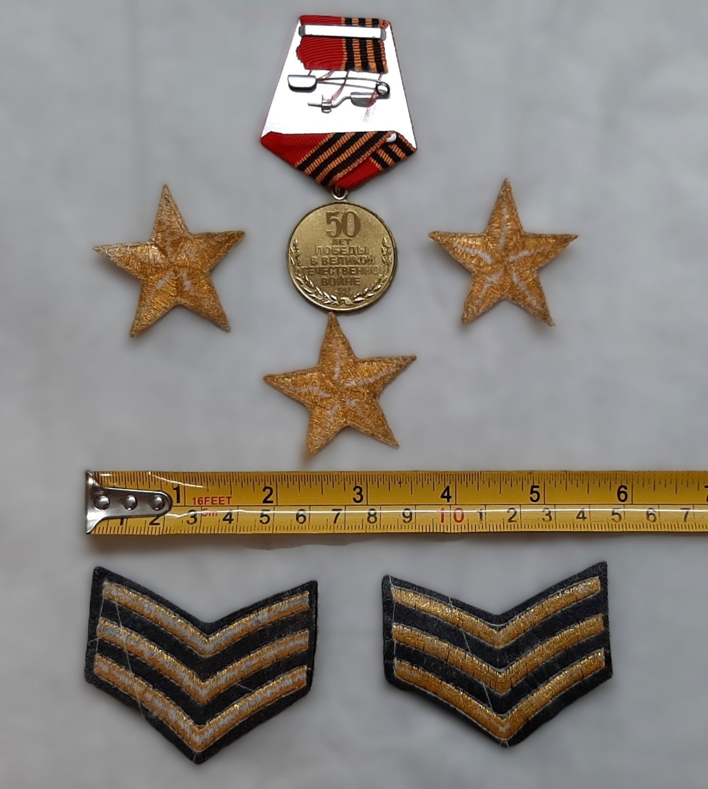 Fancy Dress Style Assorted Medal, Stars and Stripes