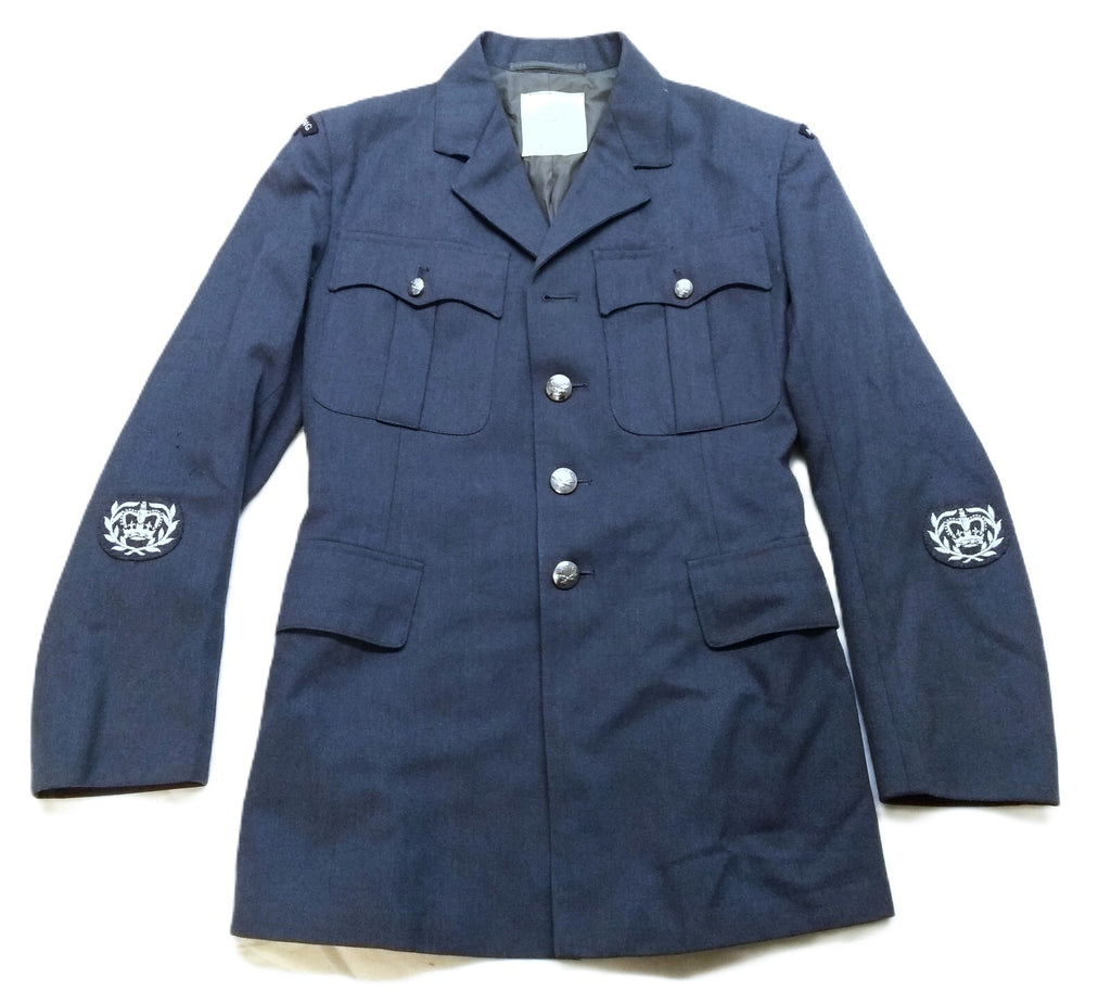 No1 Dress Jacket RAF Royal Air Force Blue Grey Old Pattern With Badges Present