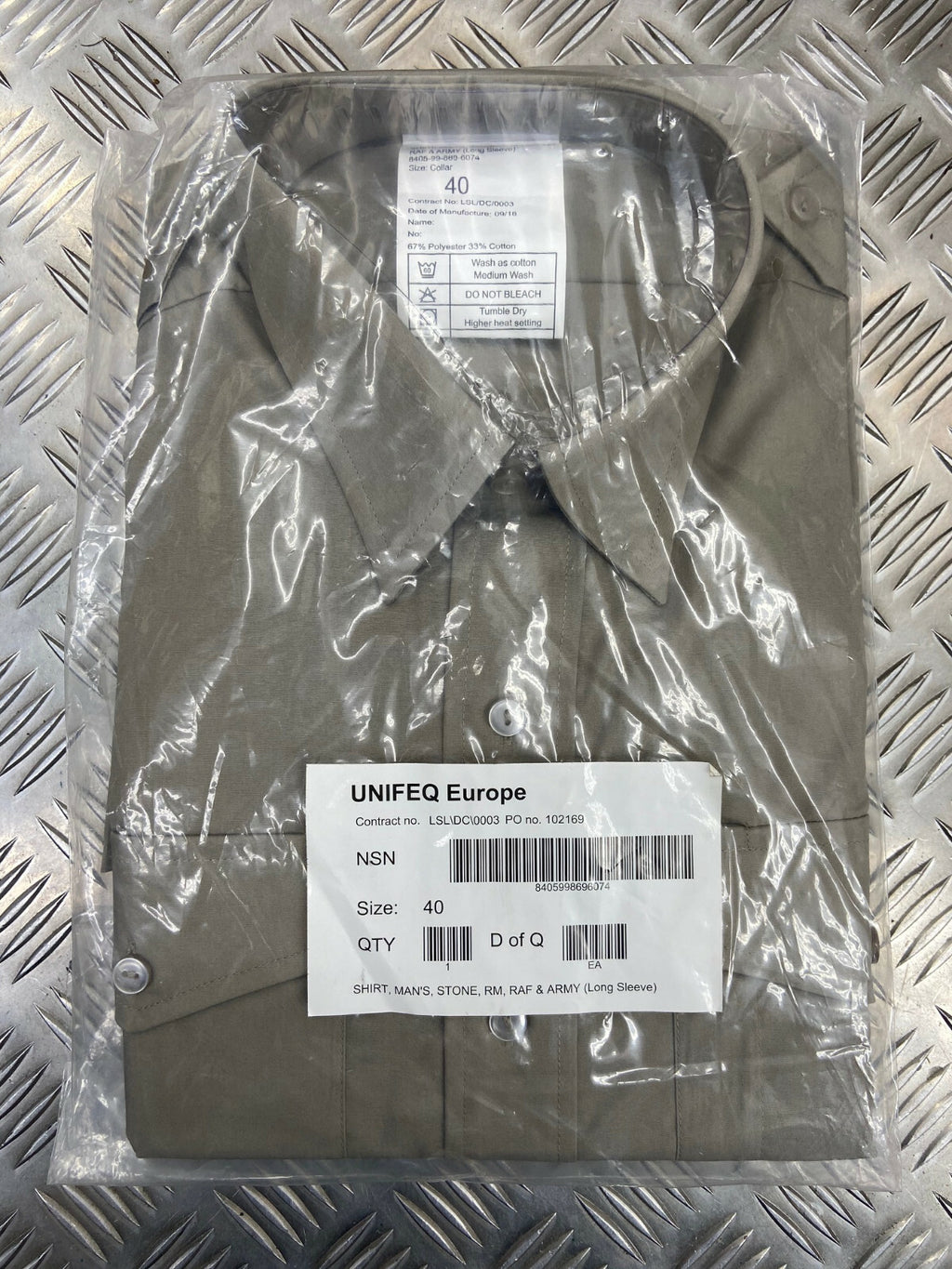 Army Stone Shirt Long Sleeves or Short Sleeve Tropical Tri-Service Shirts