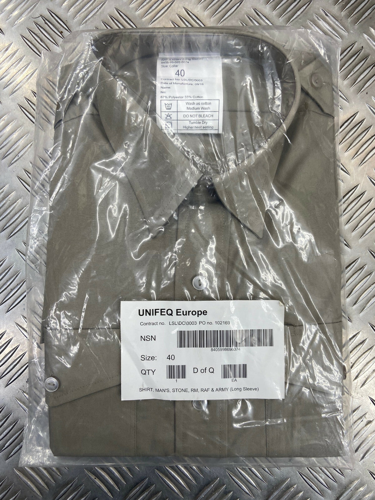 Army Stone Shirt Long Sleeves or Short Sleeve Tropical Tri-Service Shirts