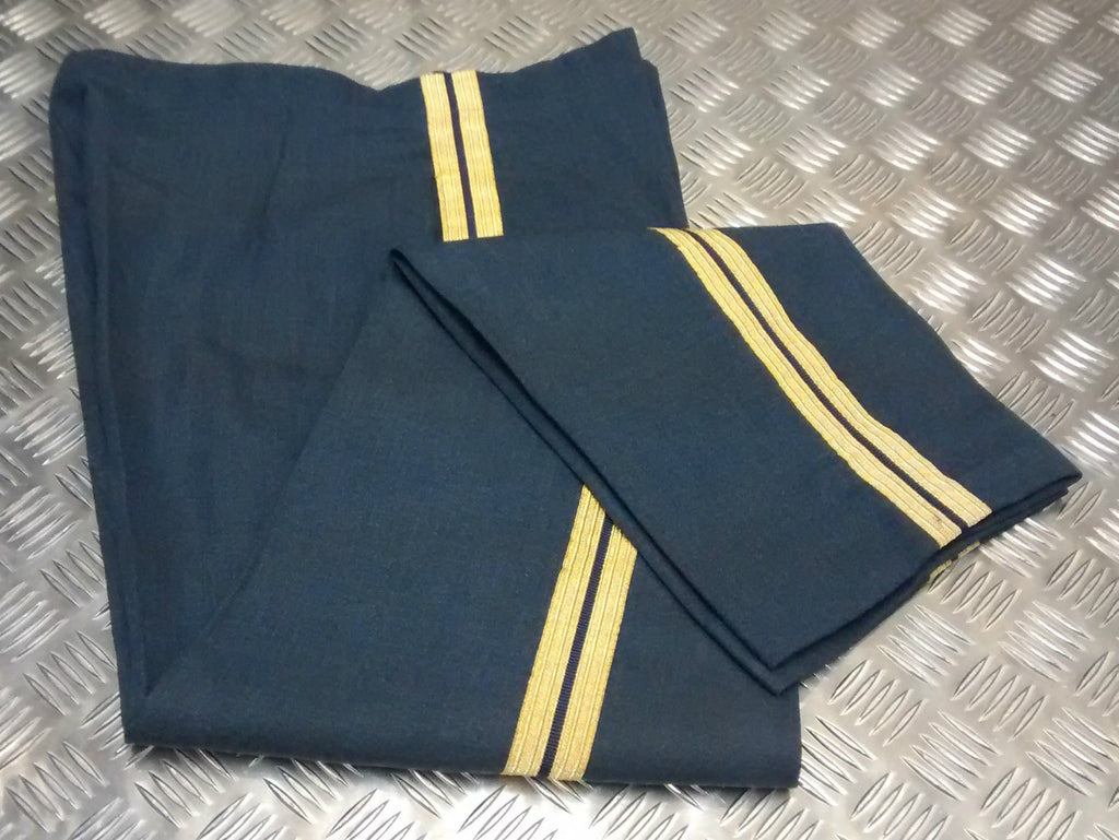 Bandsman Trousers RAF Royal Air Force Blue Grey with Stripes No9 No9(A) Damaged