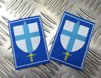French Issue 2nd Version Command de Marseille Insignia Patch x 4