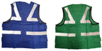 High Visibility Vest Surcoat Green or Blue Flight Deck Royal Navy RN
