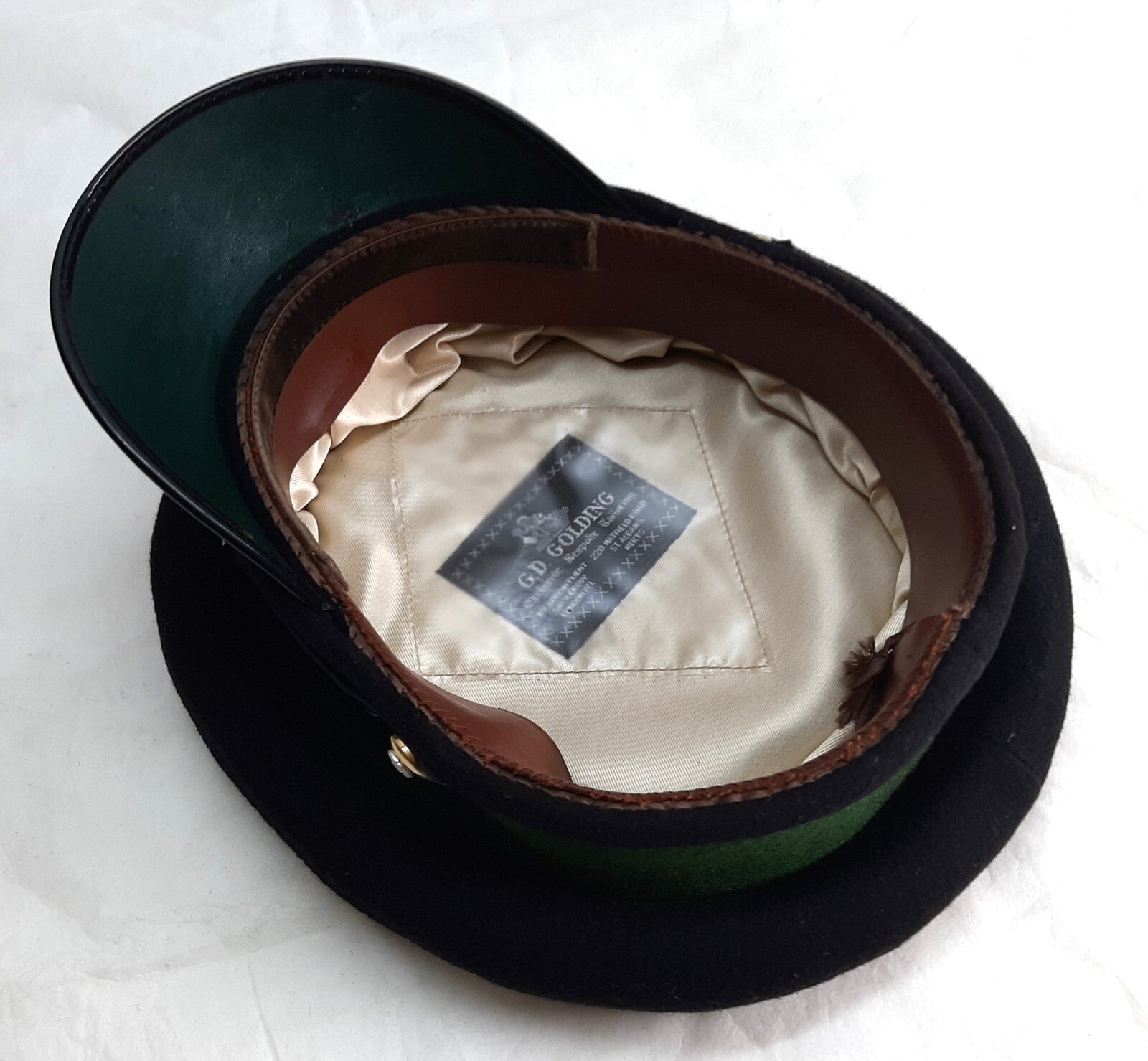 Vintage RADC Cap No1 Dress British Army Buttons & Chinstrap By G D Golding 56cm
