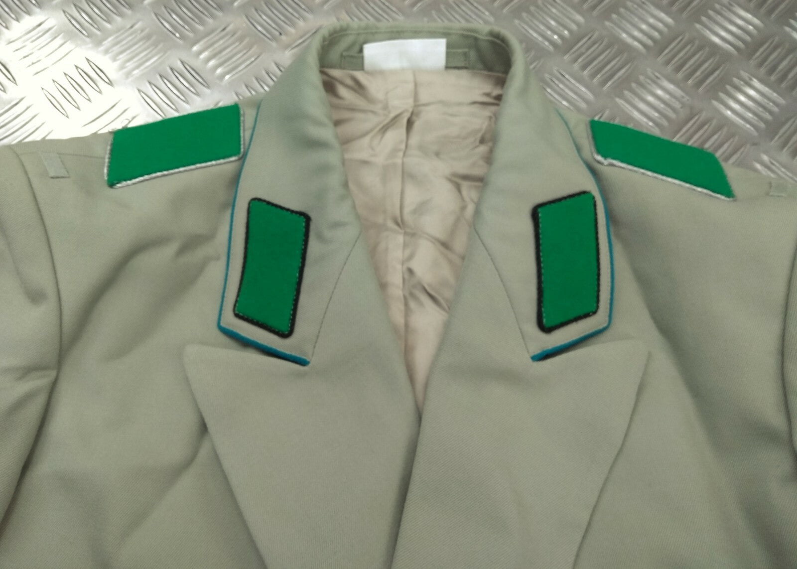 Vintage East German Sonderausgabe Mistletoe Green Parade Jacket / Blazer