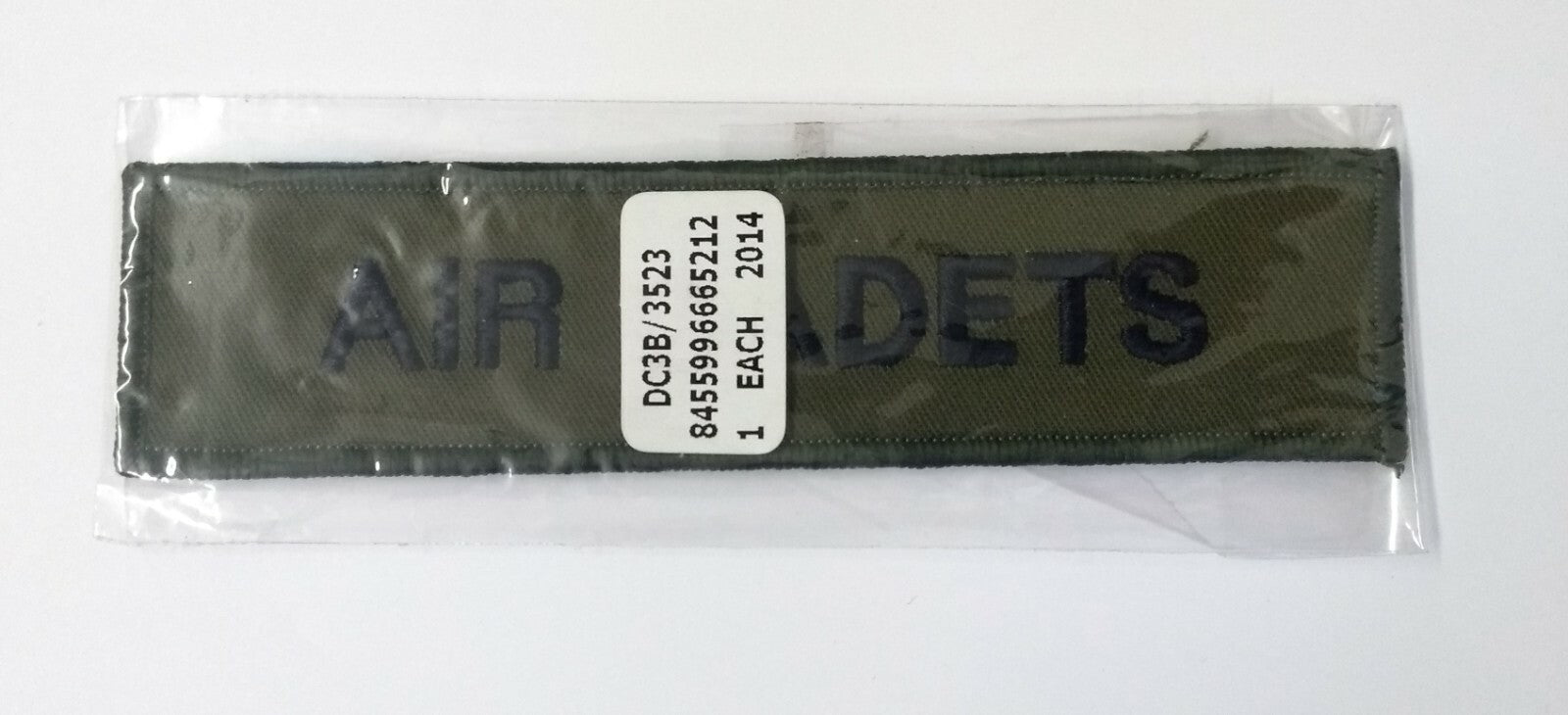 Genuine British Issue Air Cadets Chest ID Stripe / Bar GREEN