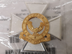 RAF Chaplains Pin on Scarf Badge Gilt and Silver Plated Royal Air Force ATC - NEW