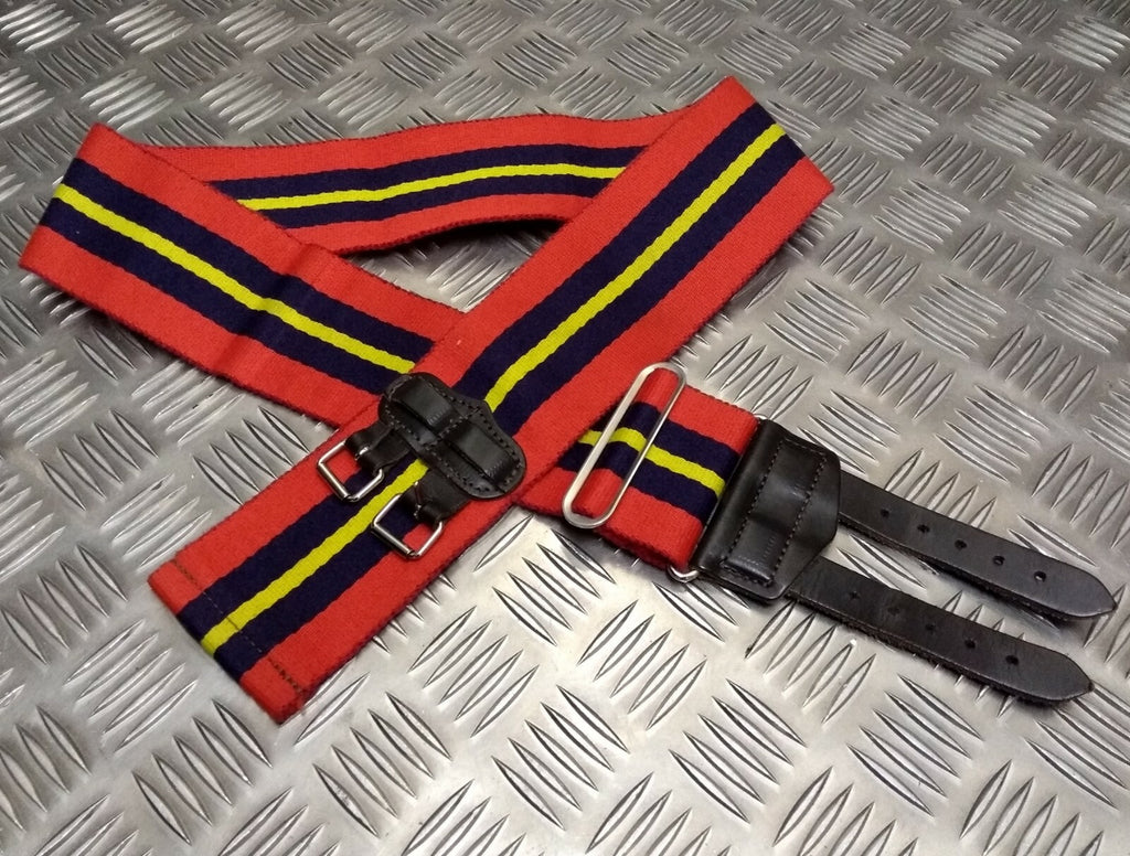 Genuine British Army Royal Artillery Double Buckle Stable Belt. Adjustable - NEW