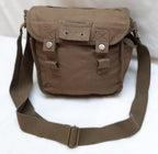 Military Type ARMY Canvas / Haversack Shoulder Bag Festival Military Mid Green