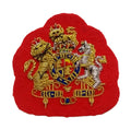 Mess Kit Badge WO1 on Red British Hand Embroidered Insignia Arm Patch