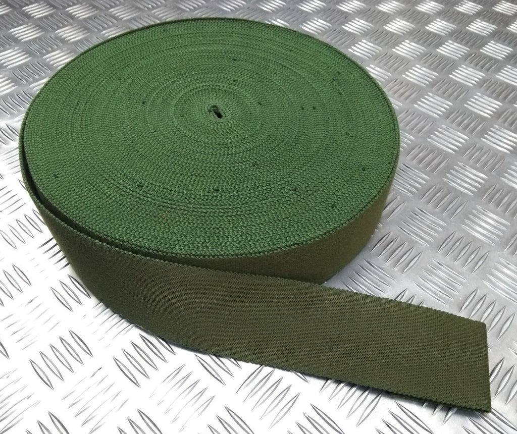 Genuine British Issue Mid Green Stable Belt Material 64mm- NEW