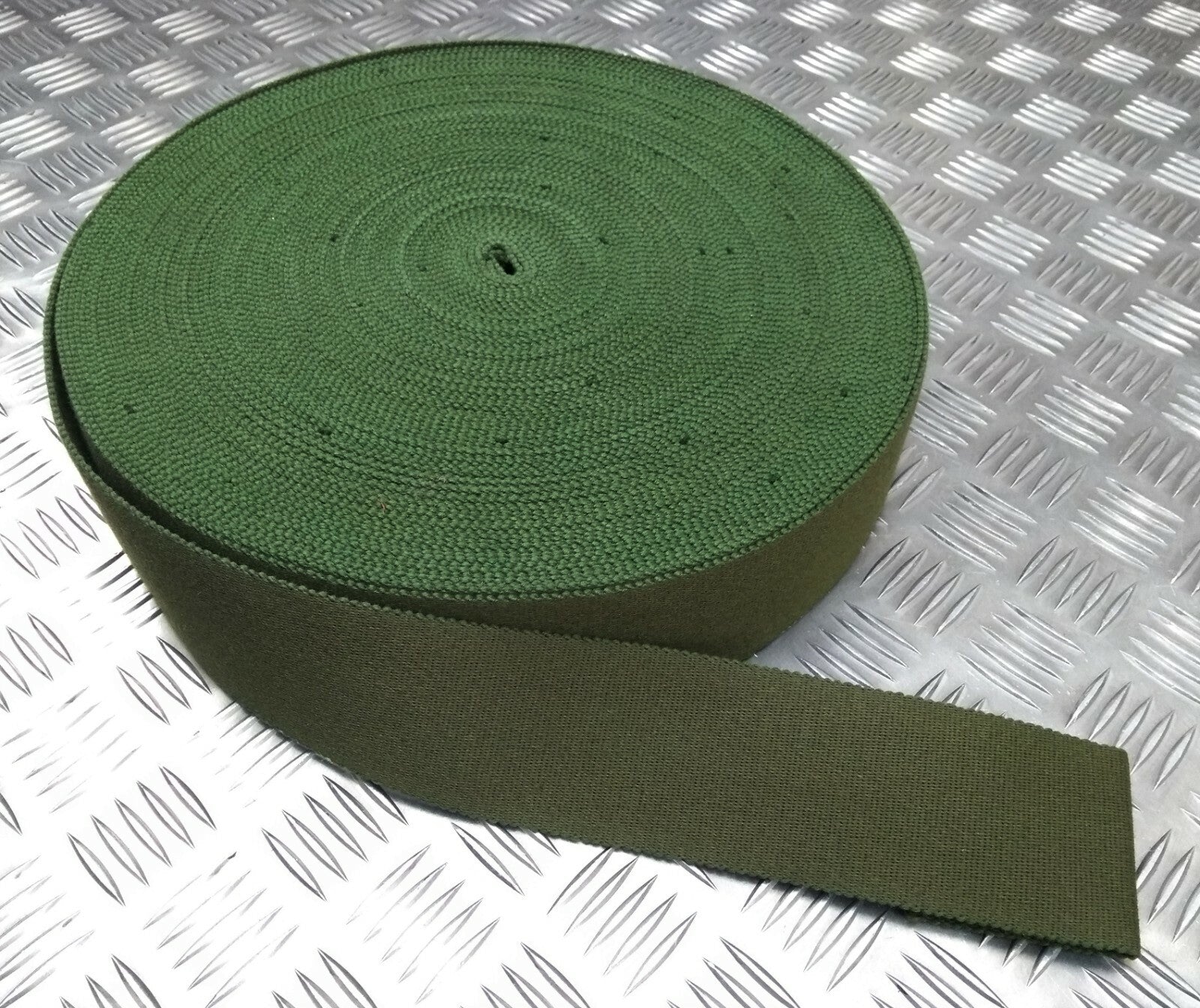 Genuine British Issue Mid Green Stable Belt Material 64mm- NEW