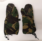 Woodland Camo Extreme Cold Weather Mittens Outer, Inner and Wool Pile Liner set