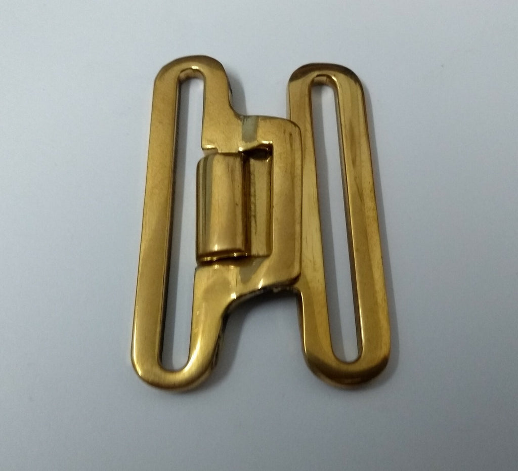 Courlene Belt Buckle Replacement Metal Belt Buckles Gold Coloured- New old Stock