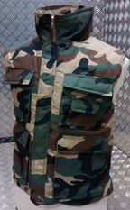 Hunters Action Vest Woodland Camo, Tactical Spec Body Warmer - NEW