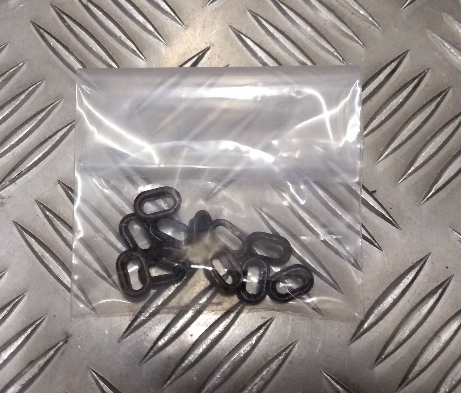 Genuine Vintage British Army Issue Small Oval Replacement Eyelets Pack of 12