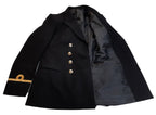 No1C Naval Jacket Diagonal Serge RN Sub Lt Curls 100cm Long