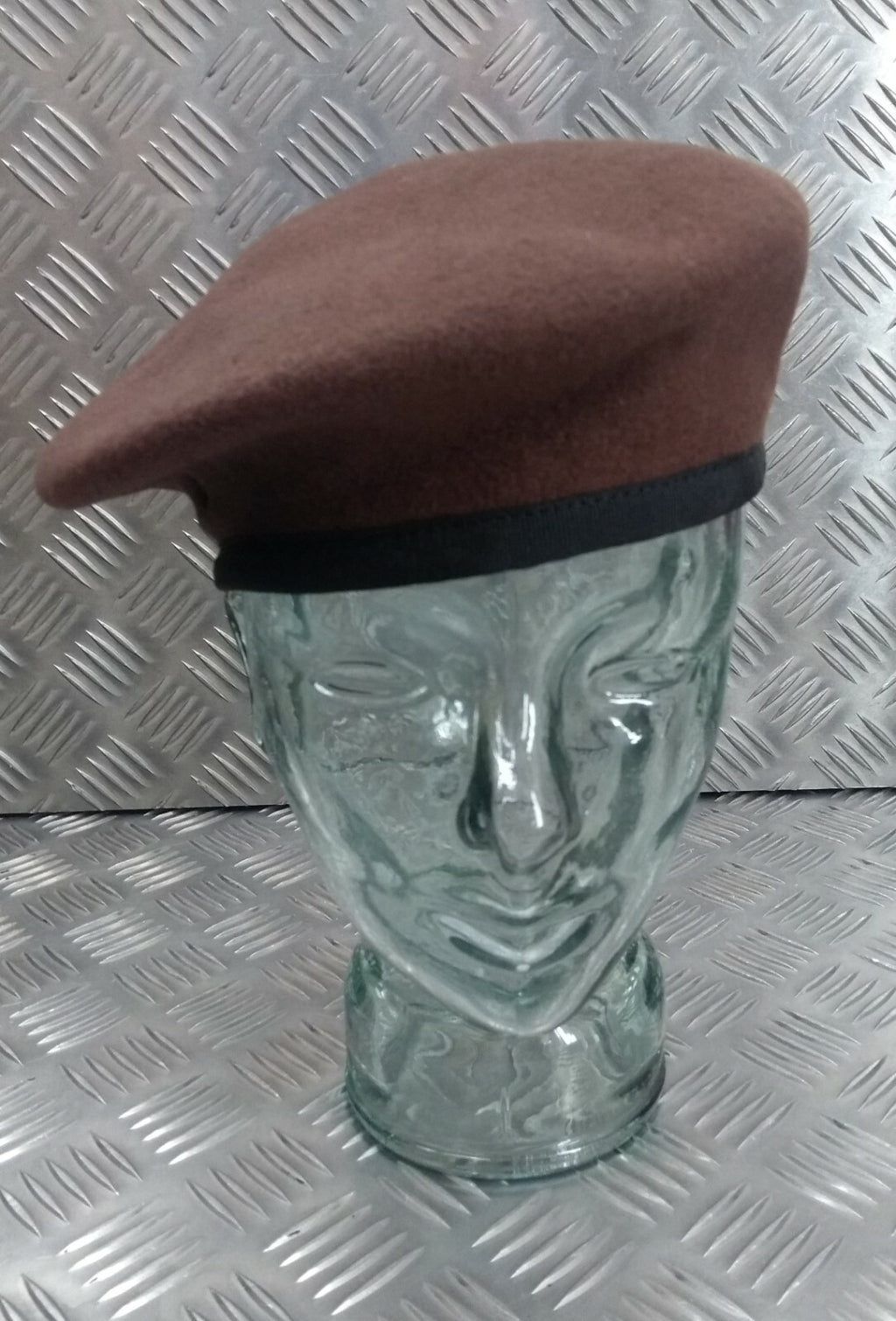 Brown Beret Service Dress Hobson of London Mil-Spec Lined Wool New Old Stock