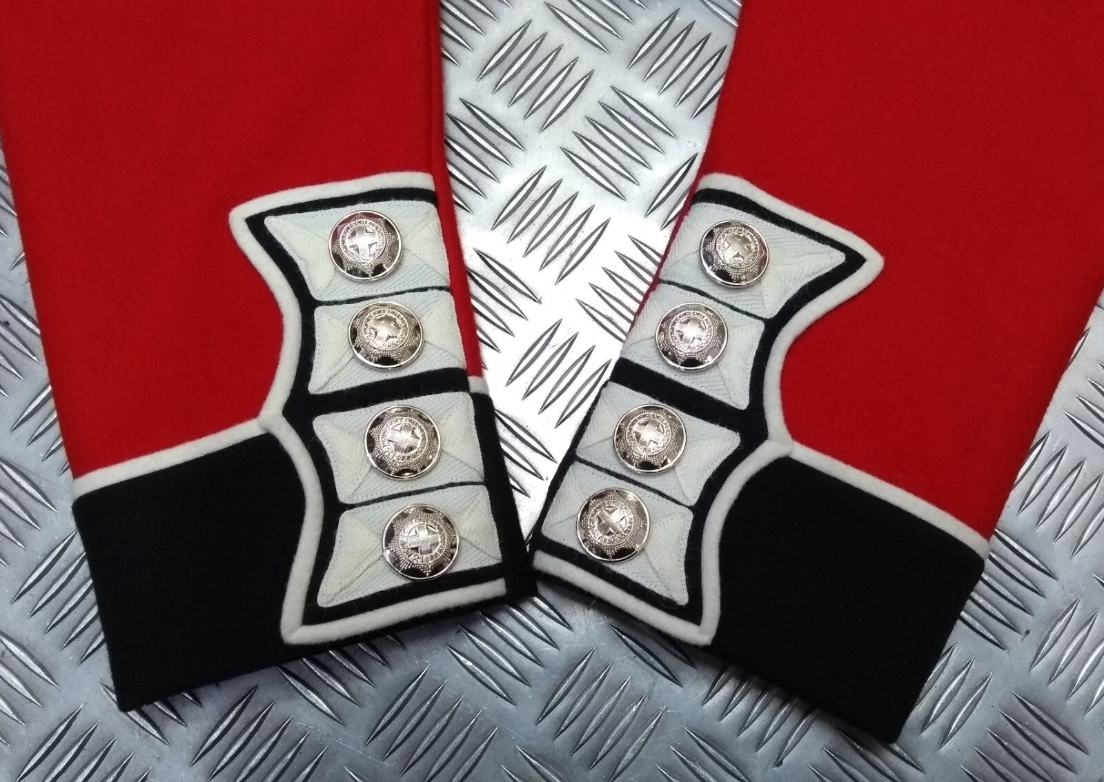 Coldstream Guards Red Tunic 30 Button Set Complete Genuine British Army Issue