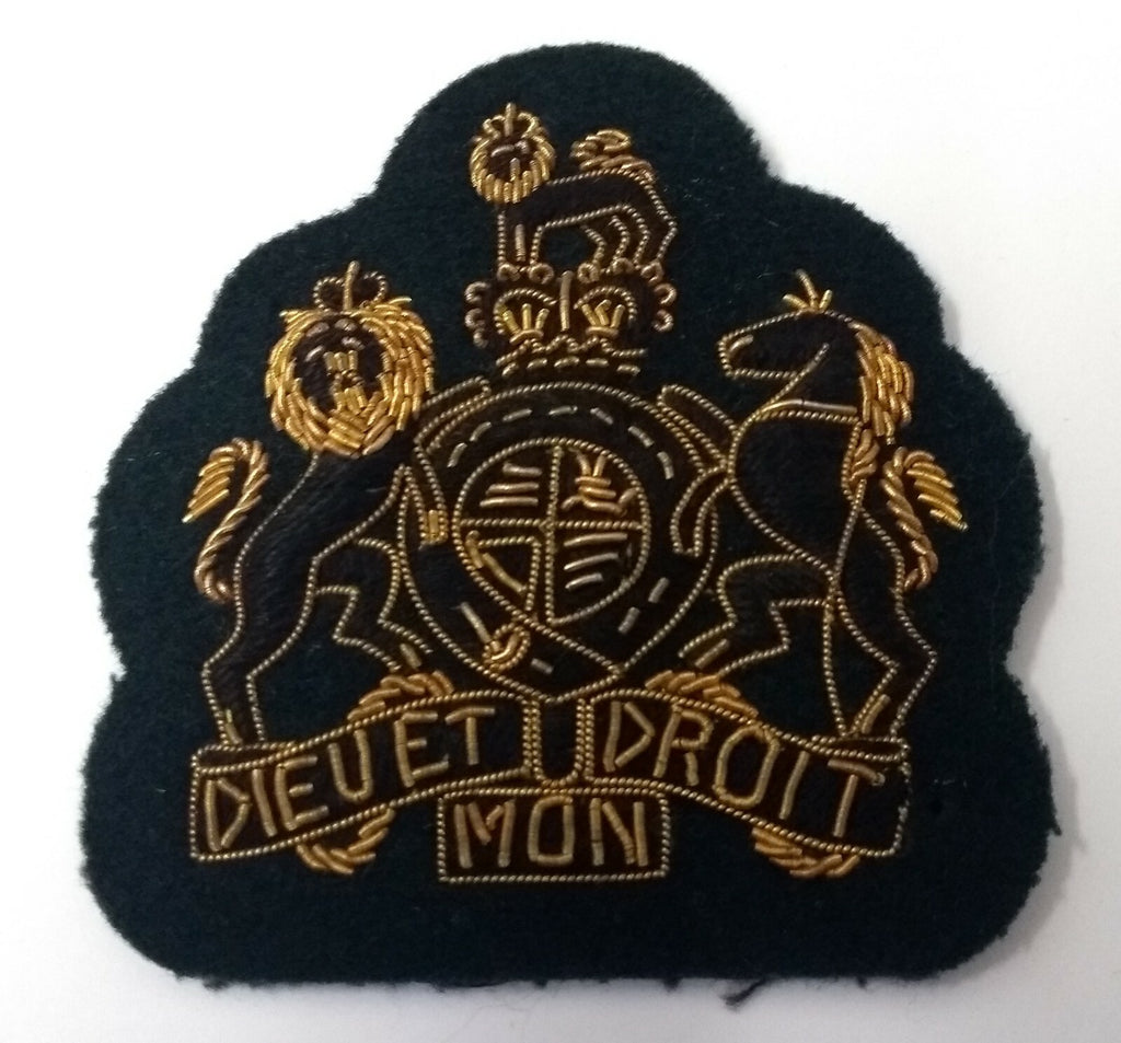 Genuine Vintage British Subdued Warrant Officer Class 1 Badge