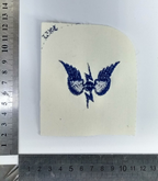 Royal Navy Radio Operator Blue On White Embroided Naval Branch Patch