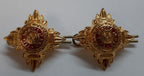 Genuine Issue Officer Rank Pips Metal Tria Juncta In Uno Assorted Ranks