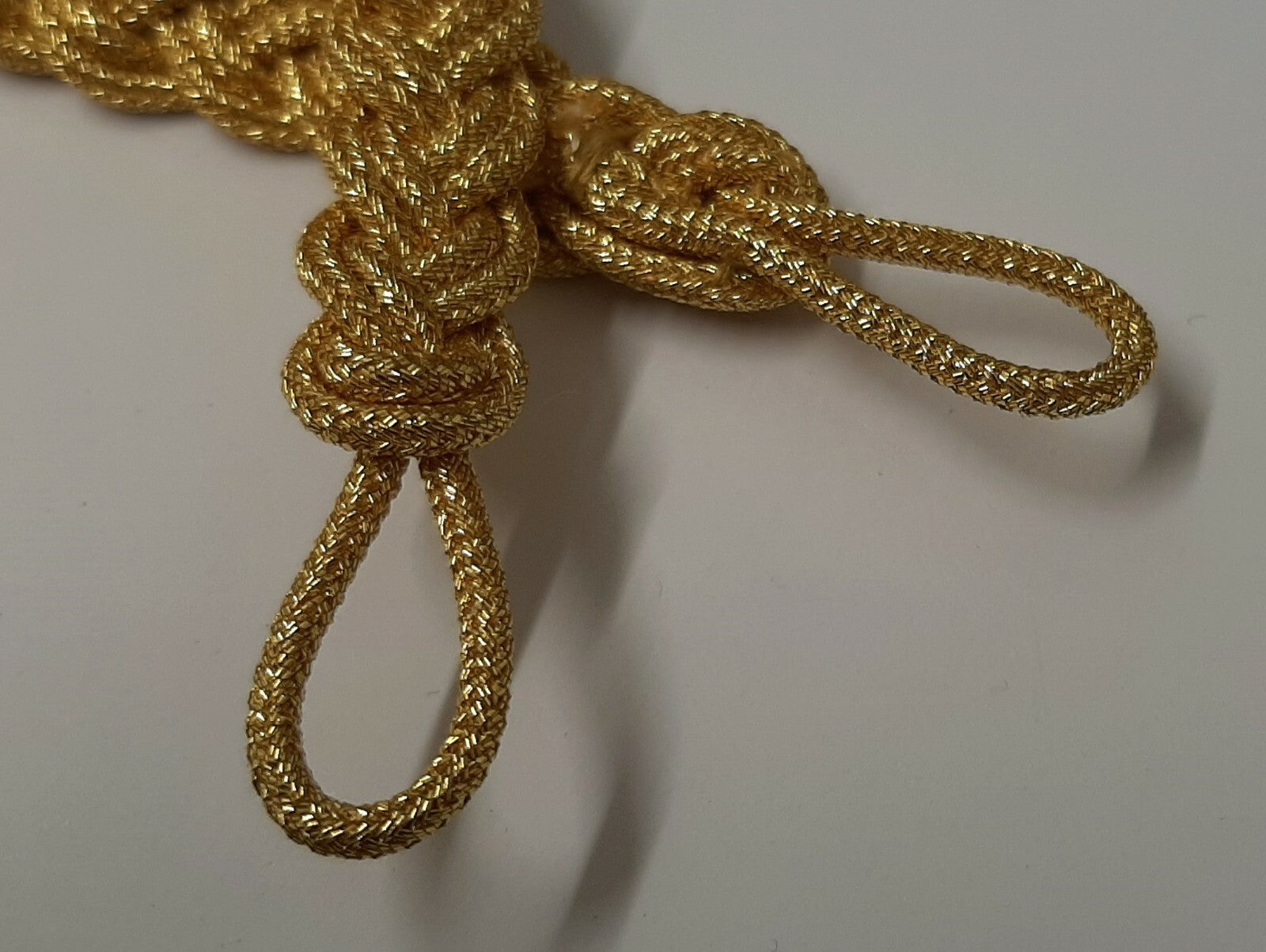 Issue British Made Upright Visor Dress Hat Chinstrap Gold Braided