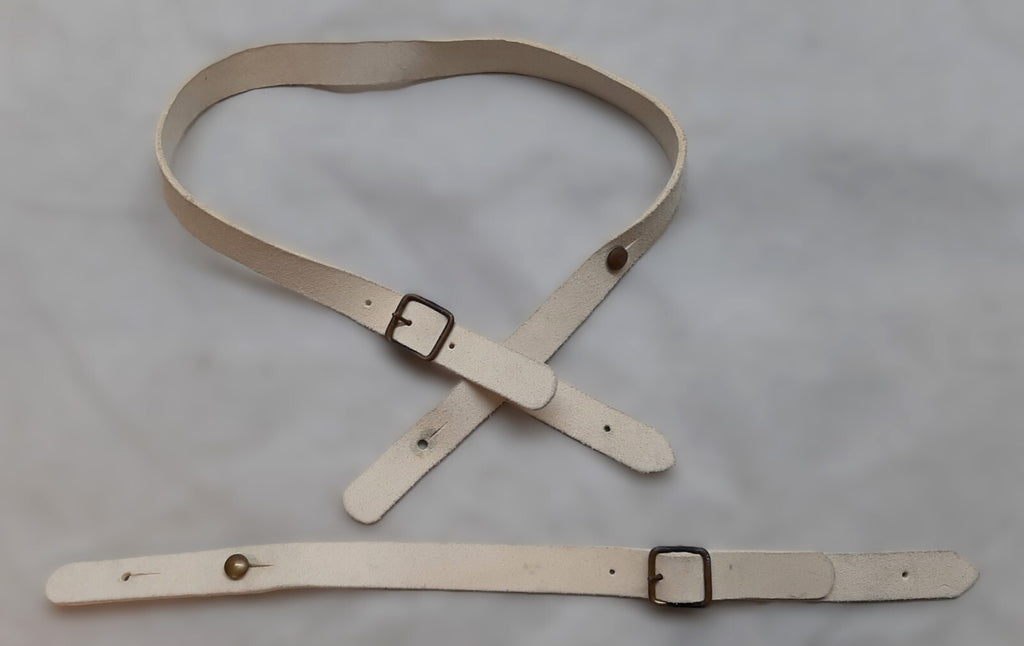 Sword Slings British Buff Leather Straps For HCav Waist Belts No11 ETC x2