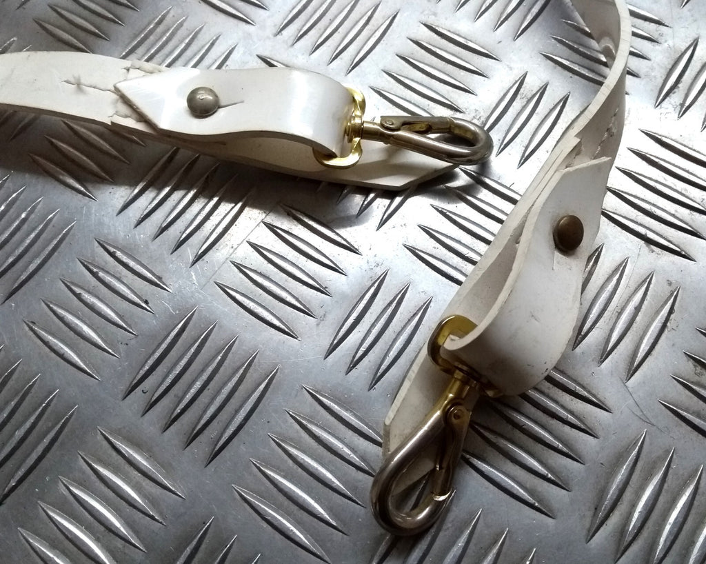 RM Belt White PVC (RMBS) Type Long & Short Slings No Buckle Max 88cm