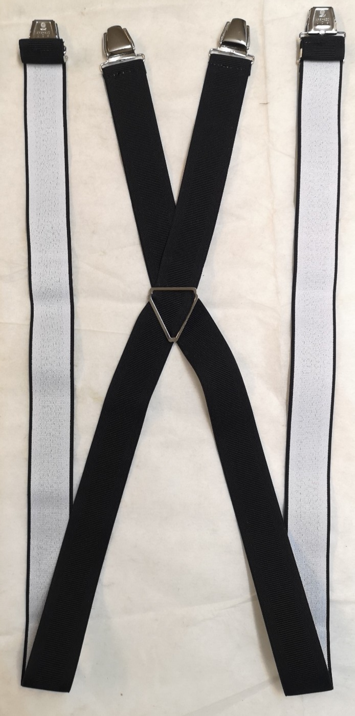 Various Clip-On / Button Elastic Braces / Suspenders Adjustable