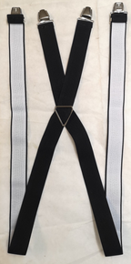 Various Clip-On / Button Elastic Braces / Suspenders Adjustable