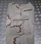 Genuine US Ripstop 6 Pocket Combat / Field Cut Down Trousers Desert Camo Shorts
