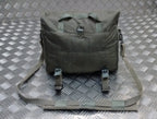 Vintage Military Issue Canvas Shoulder Bag Mini Backpack Grey/Green G2