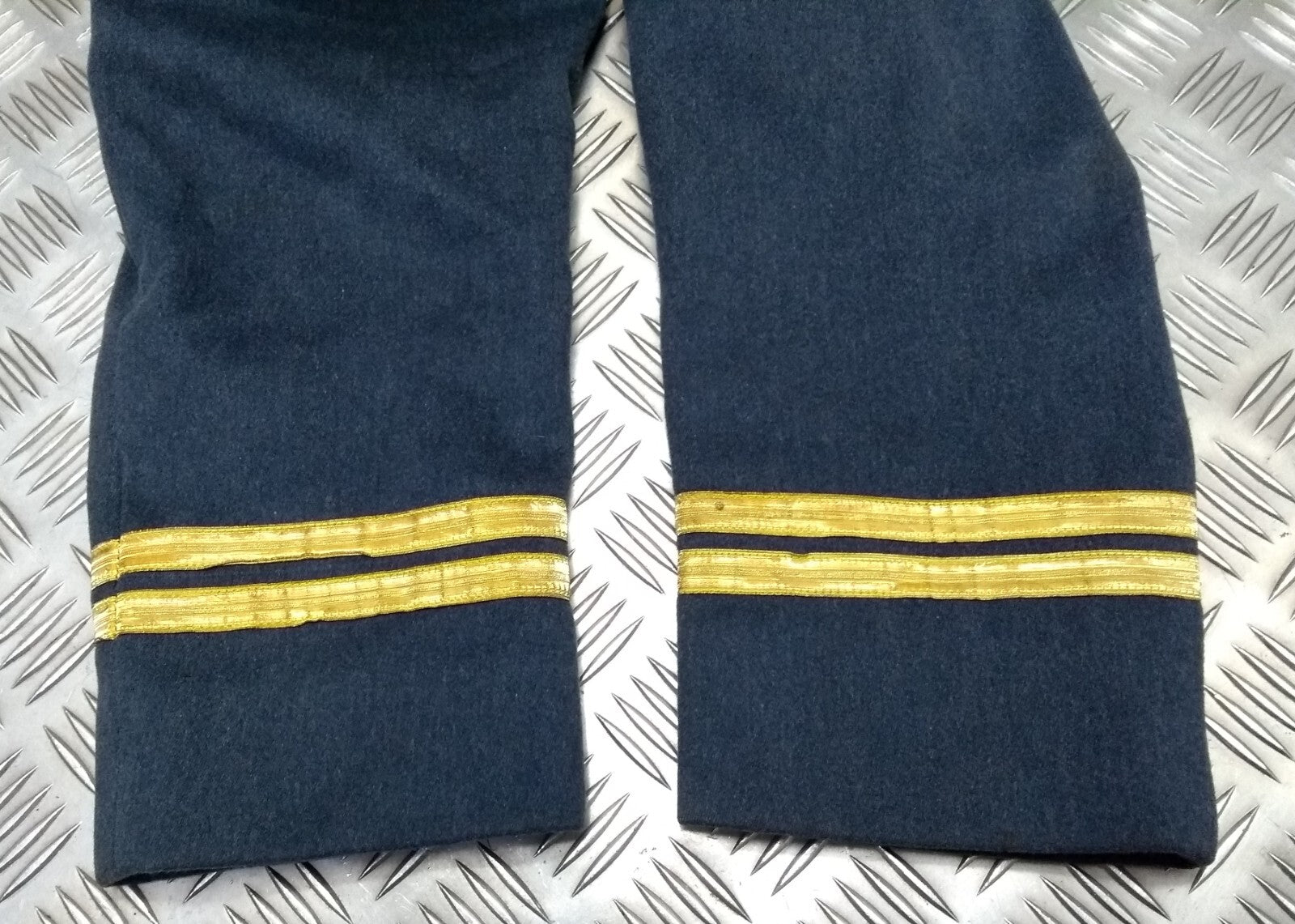 RAF Royal Air Force Vintage Mess Jacket Airforce Blue Grey Colour with Braided Cuffs by Moss Bros