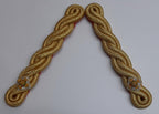 Officers Shoulder Cords 2 Ply British Engineers Gold Coloured Army Dress Cord