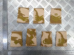 Desert Camo Rank Slides Various Ranks Genuine British Army - NEW