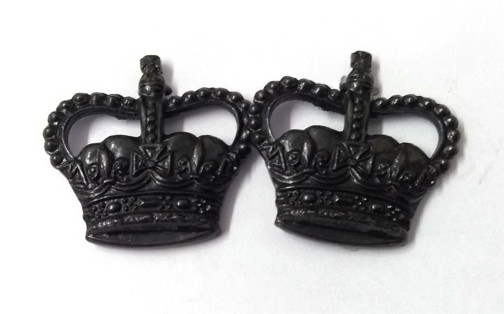 Genuine Vintage Issue Subdued St Edwards Rank Prong Crowns X2 GIM100