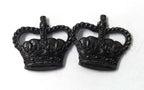 Genuine Vintage Issue Subdued St Edwards Rank Prong Crowns X2 GIM100
