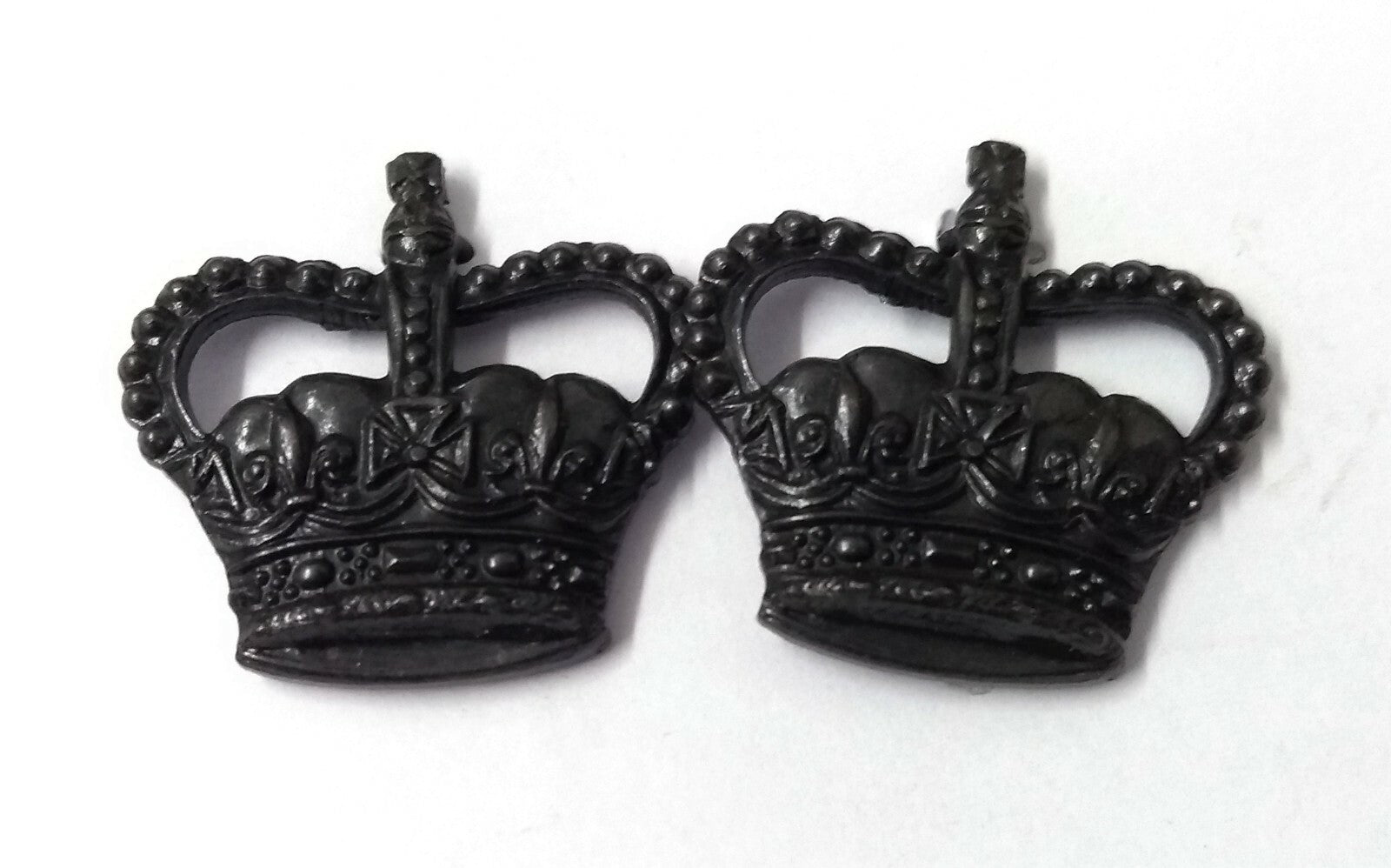 Genuine Vintage Issue Subdued St Edwards Rank Prong Crowns X2 GIM100