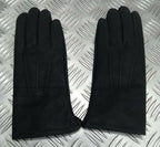 3 Dart Gloves Female Black Leather 3M Thinsulate Soft Lining Medium
