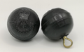 The Rifles Regiment Black Plastic Ball Buttons Size 30L x5