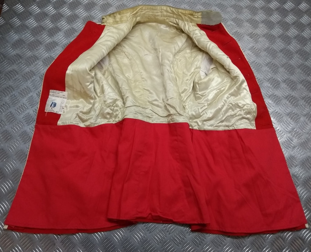 Red Tunic The Royal Gibraltar Ceremonial Style Jacket Size 39.5" Fancy Dress