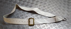 White Sling Drum Strap PVC British & Cavalry Type Bandsmen Cross Belt