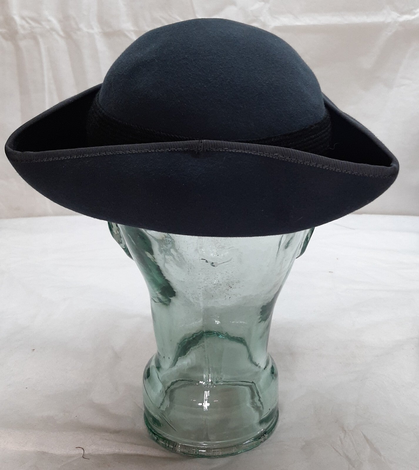Tricorn Hat RAF Royal Air Force Blue Grey Colour Female Headwear with Badge Size 53cm