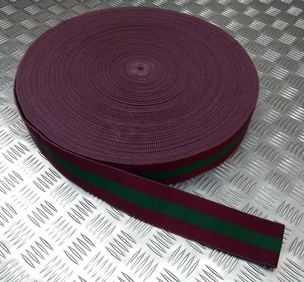 Genuine Botswana Issue Two Colour Green Maroon Stable Belt Material