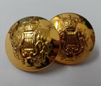 Genuine British Army Issue Corps of Music Insignia Gilt Buttons 40L ASBT92