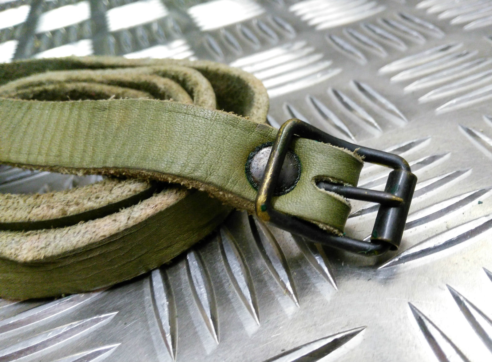 Genuine Vintage Leather Alpine Pack / Utility Strap / Nordic Pack Strap