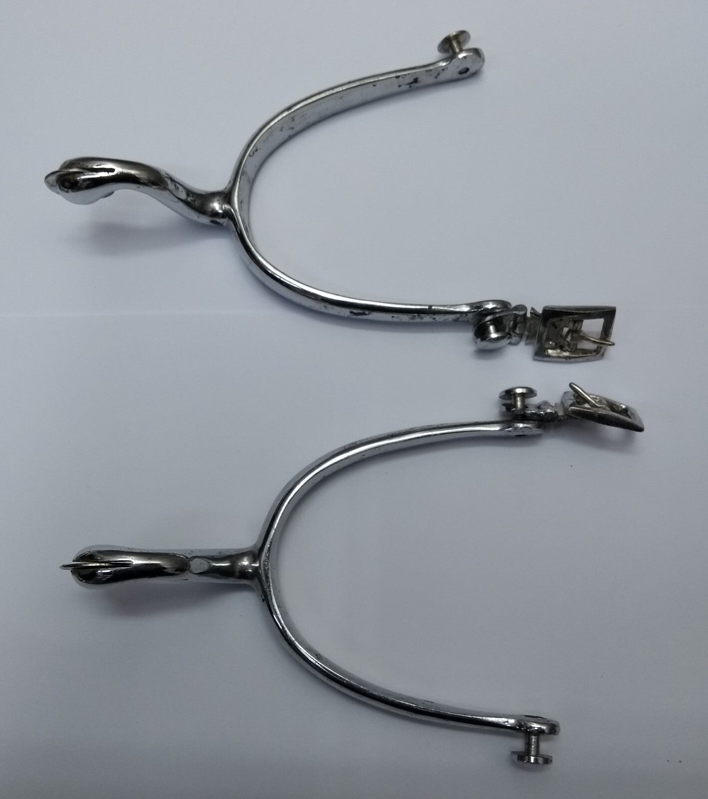 HCav Spurs Chrome Household Cavalry & RHA British Swan Neck